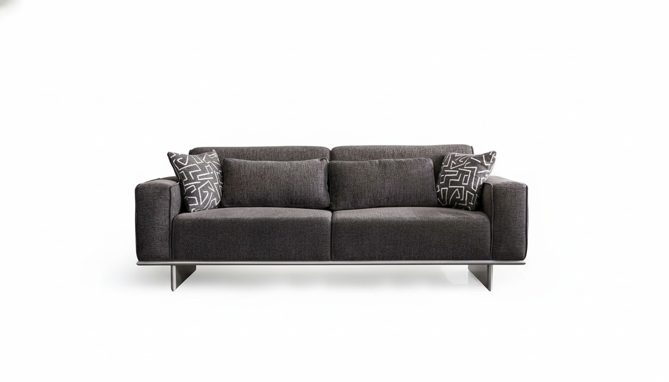 Cushion sofa cuddly sofa 3-seater sofa couch comfort sofa three-seater couch