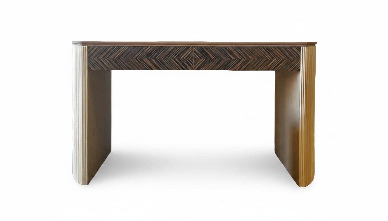 Vanity Table Bedroom Modern Style Design Wood Italian Brown