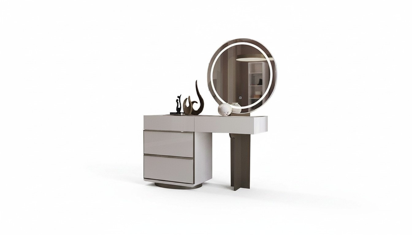Vanity Table Set Console Mirror Bedroom Furniture Design Stool Set