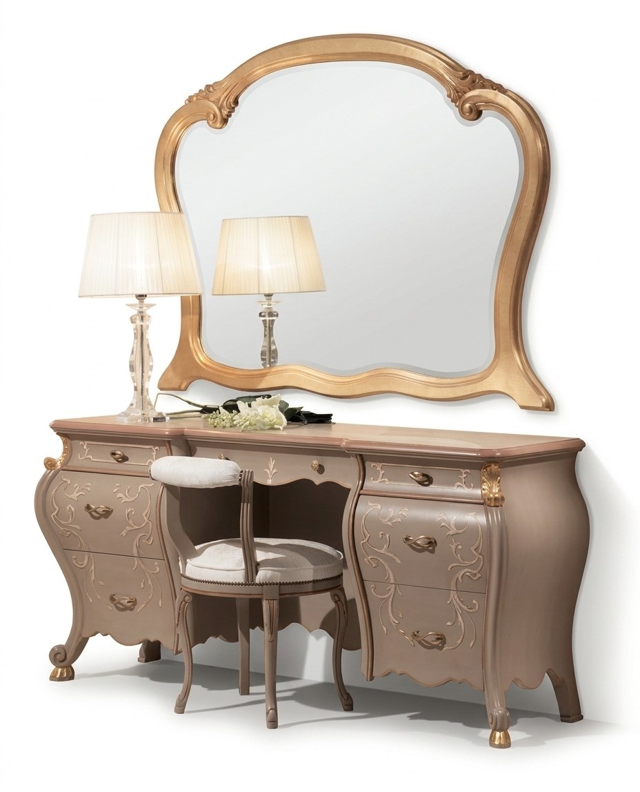 Dressing Table Set Console Mirror Bedroom Furniture Design Set Decoration