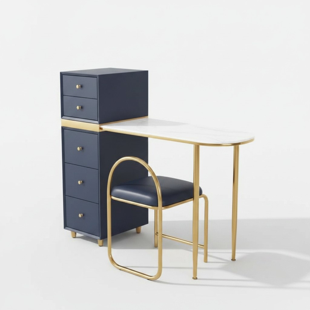 Dressing table stool complete set chest of drawers bedroom new 2-part