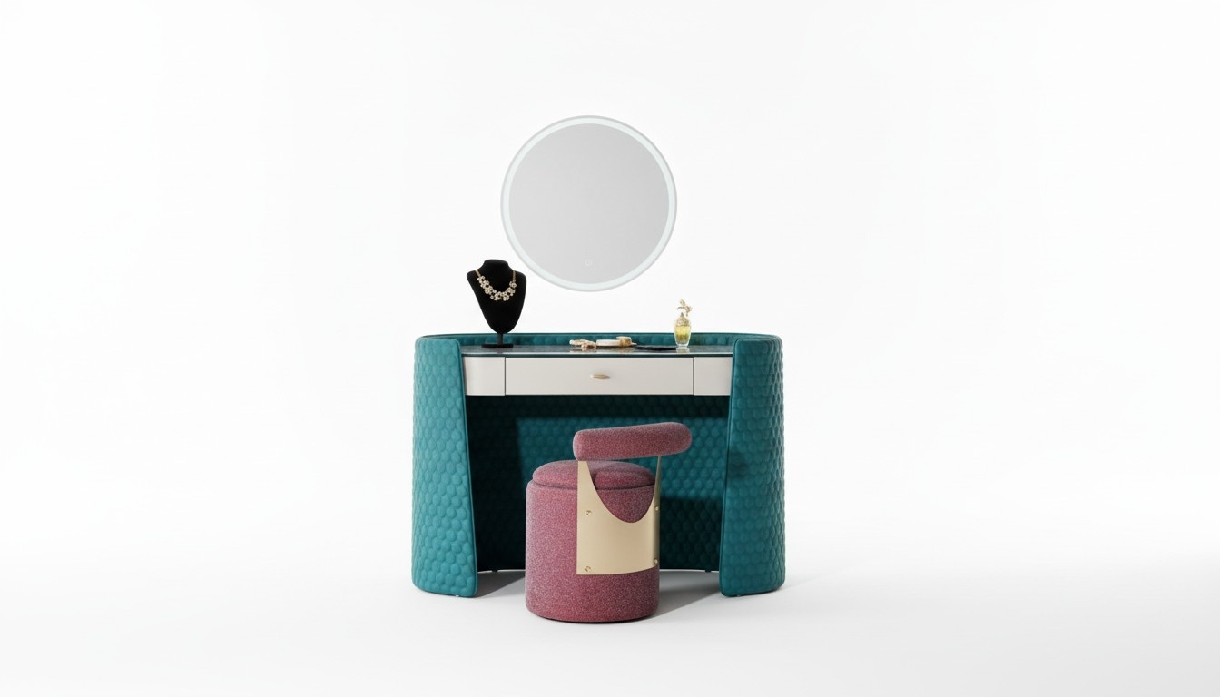 Dressing Table Turquoise Wood Leather Bedroom Console Tables Design Dressing Luxury