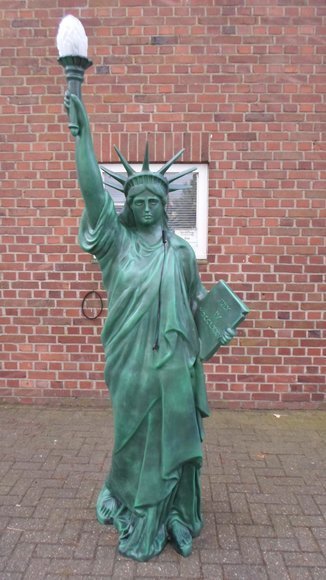 Decorative floor lamp deisgned as Statue of Liberty 238cm height