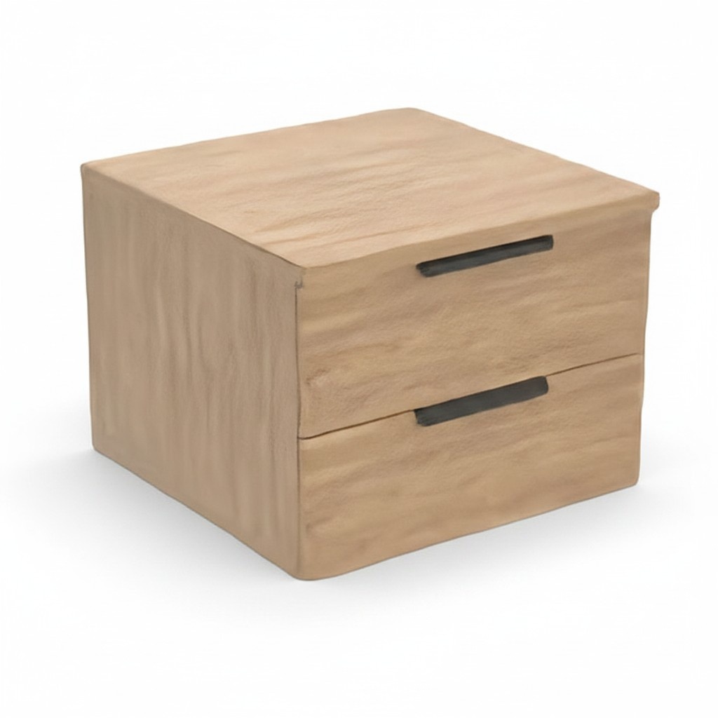 Wall cabinet wall shelf with 2 drawers wall drawer hanging cabinet beige