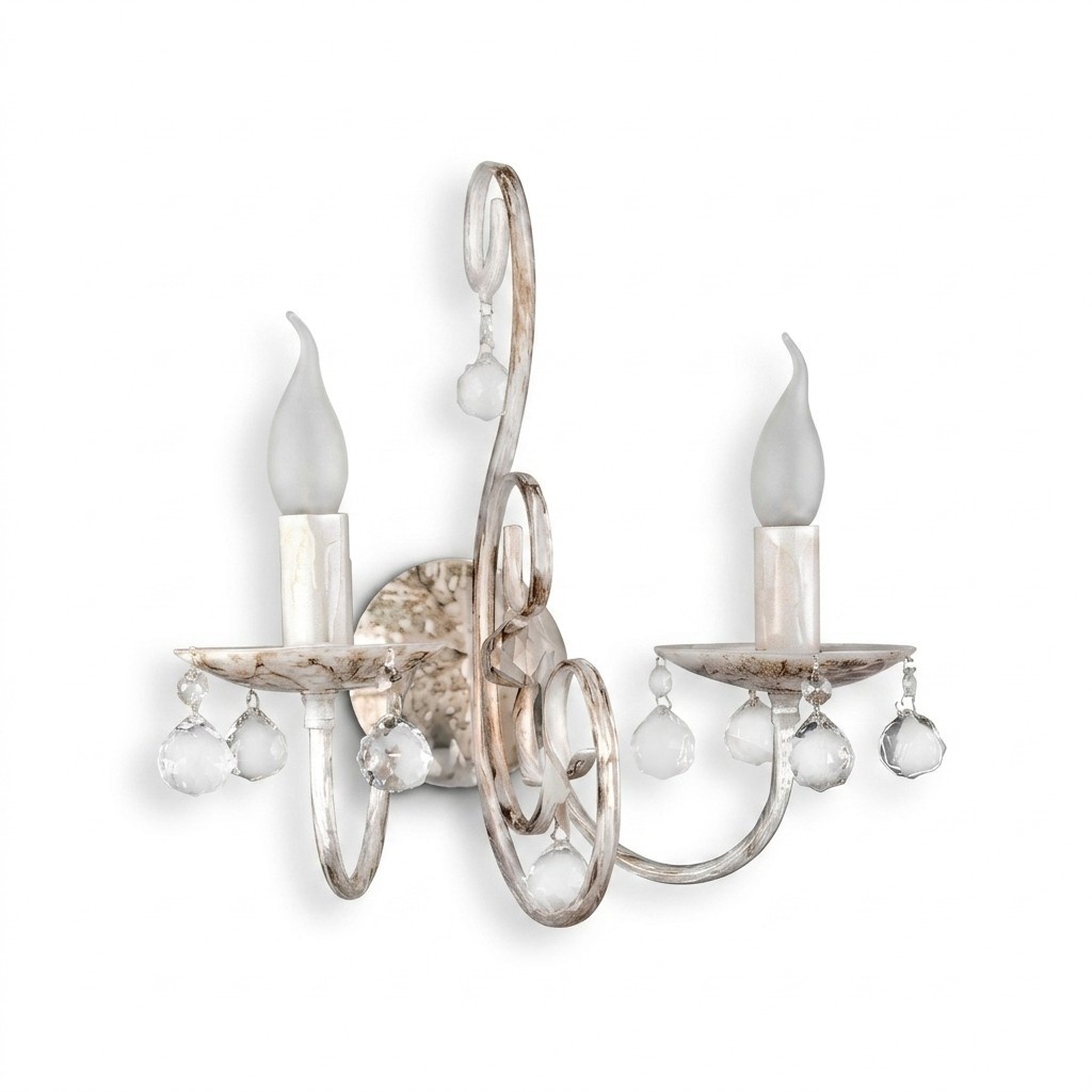 Wall lamp interior crystal corridor light home lamp bedroom