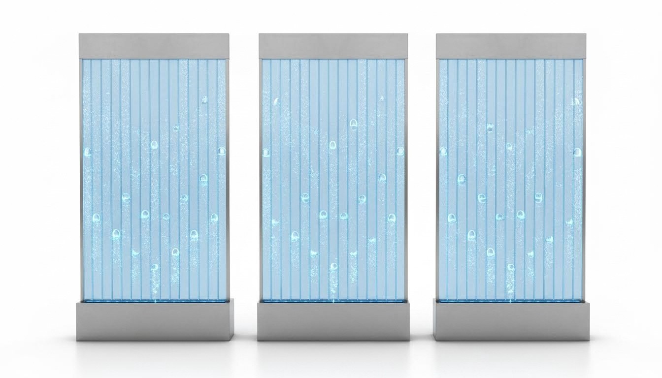 Wall Panel with Water Bubbles LED New Water Wall Designer Water Wall Illuminated