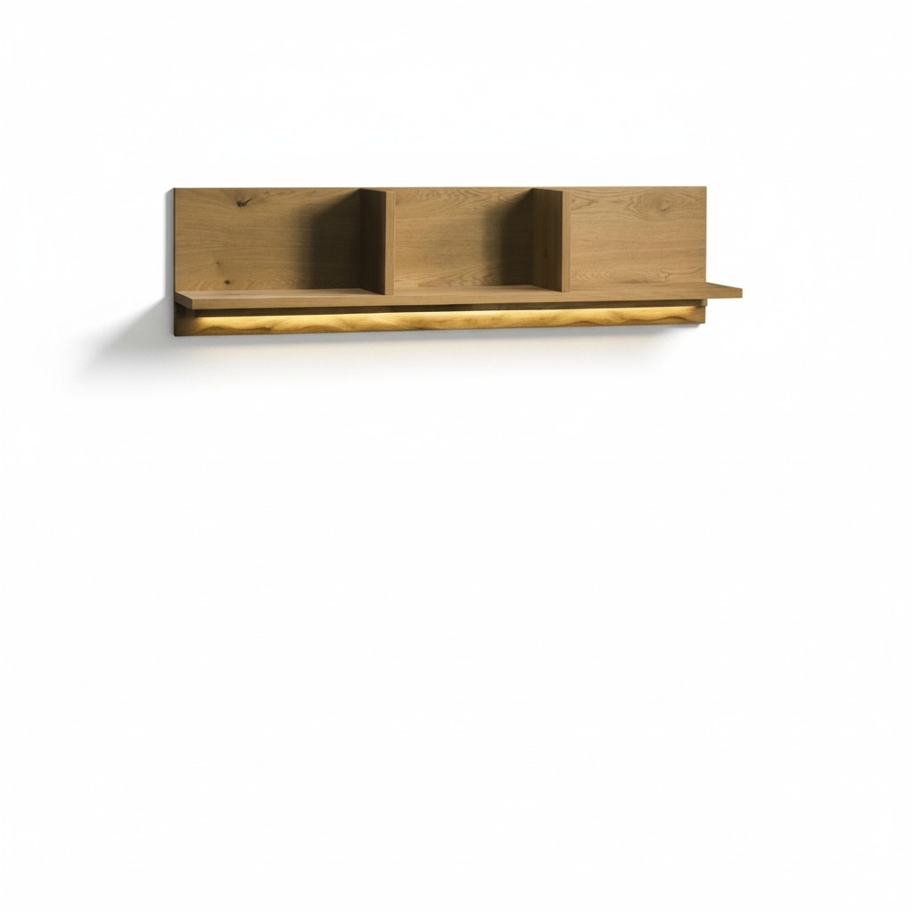 Wall shelf Wall shelf Shelf Bookcase Wall unit Living room Wall shelf 151x38cm