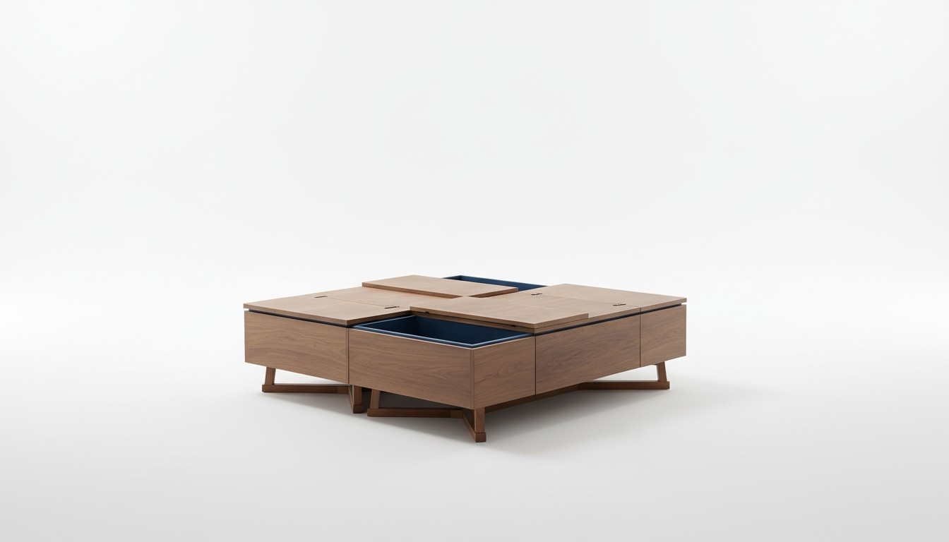 Living Wall Cabinet Modern Design RTV Dresser Cabinets Multifunction Table Couch