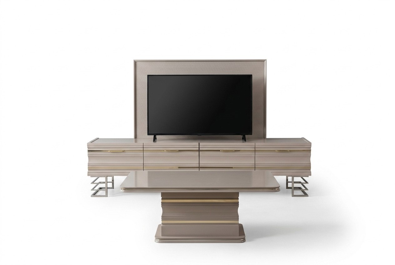 Wall unit TV stand Coffee table set Living room furniture Practical