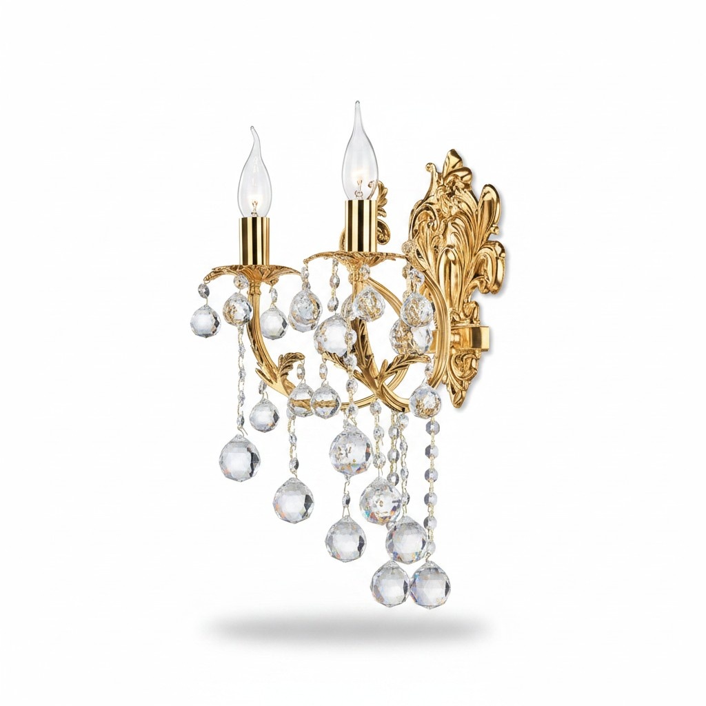 Wall lamp wall lights wall sconce chandelier wall lamps crystal gold