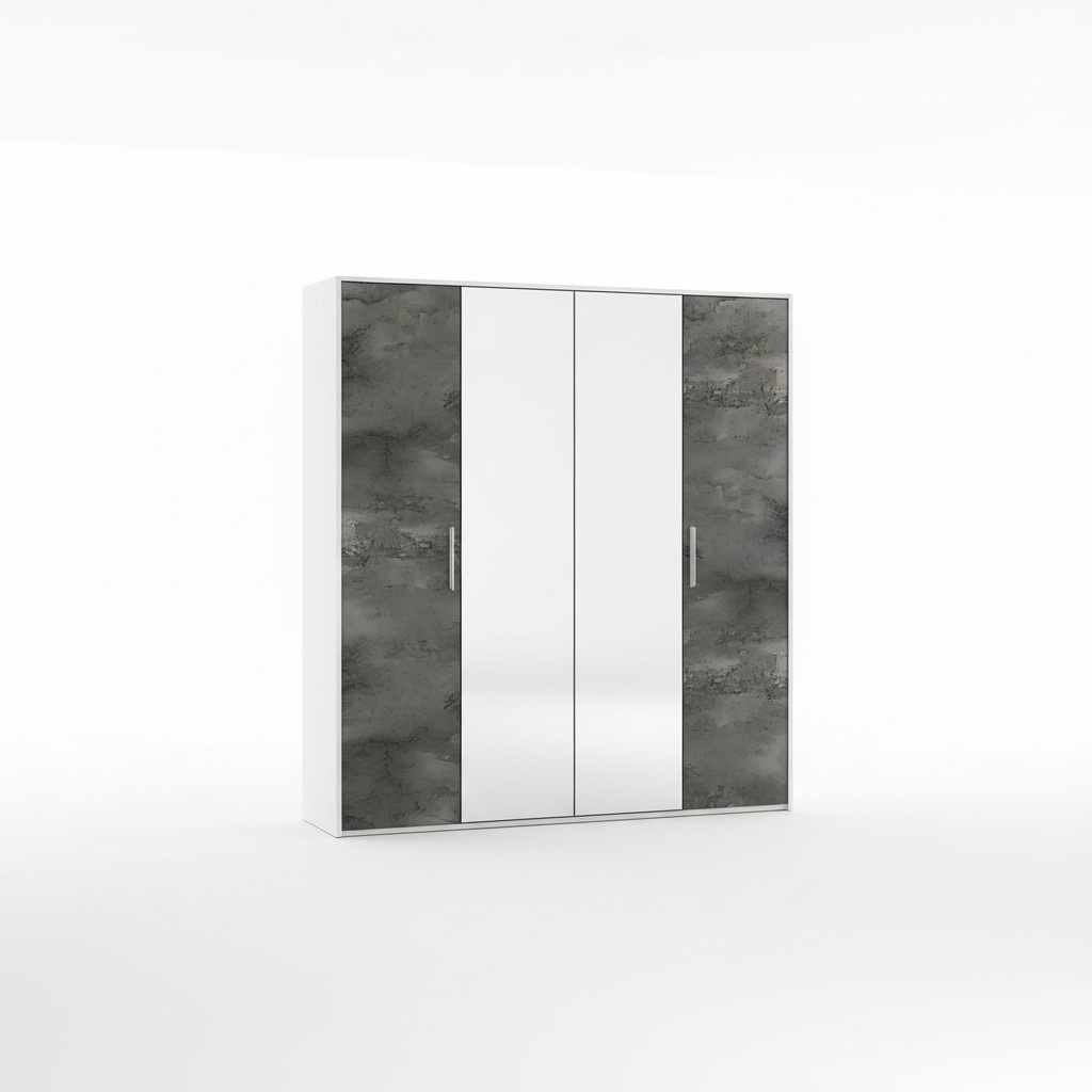 Wardrobe 4 Doors Wardrobe Modern Wardrobes Wood Bedroom New