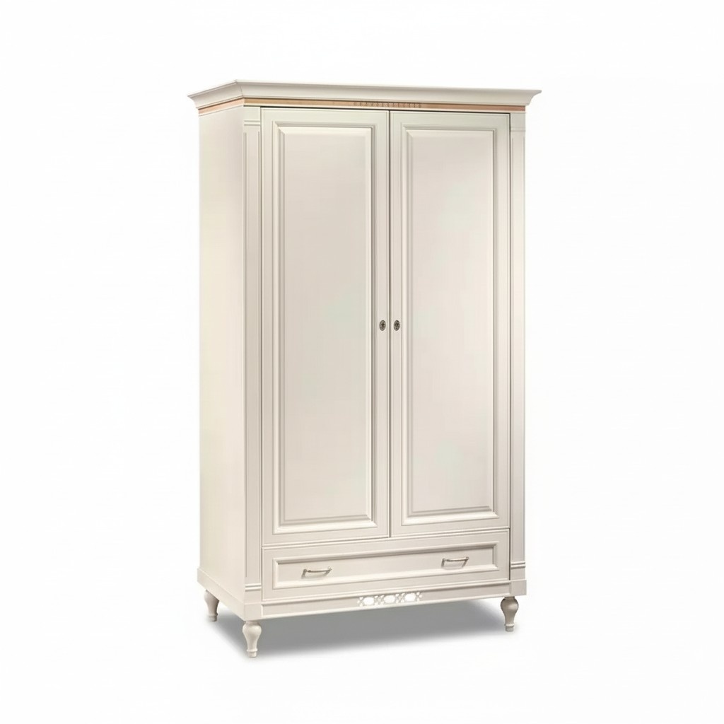 Wardrobe Bedroom Cabinet Antique Style Baroque White Wardrobes