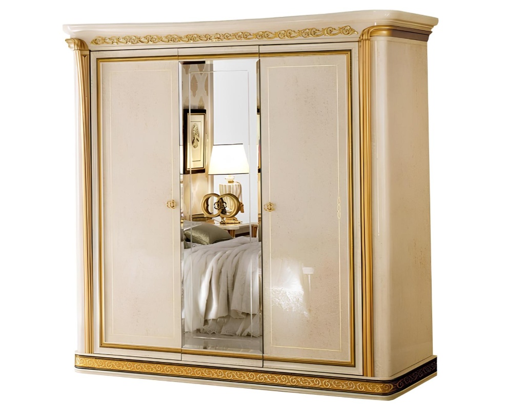 Wardrobe bedroom wooden wardrobe 3 doors wardrobes luxury arredoclassic