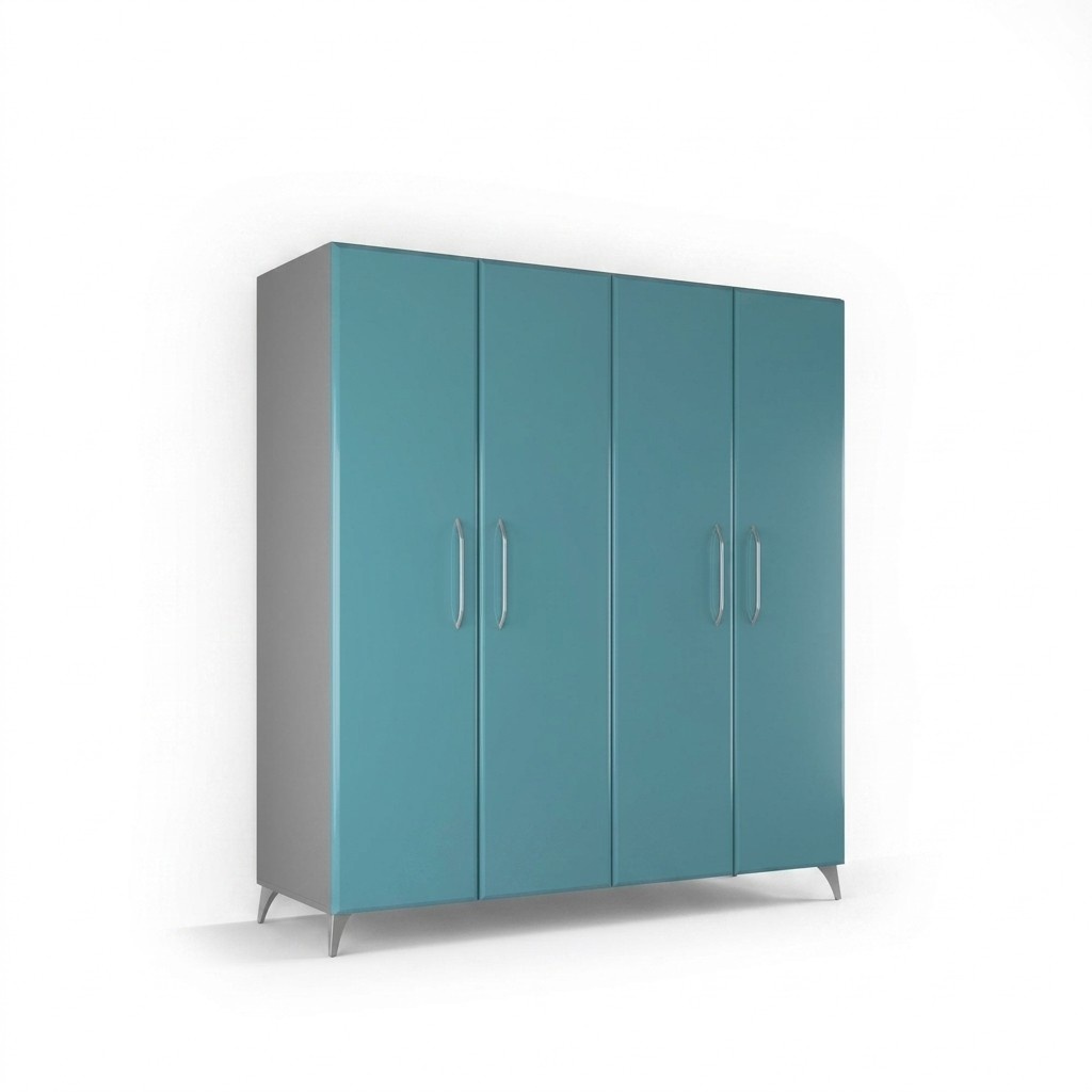Wardrobe Bedroom Wood Wardrobe Modern Wardrobes Blue