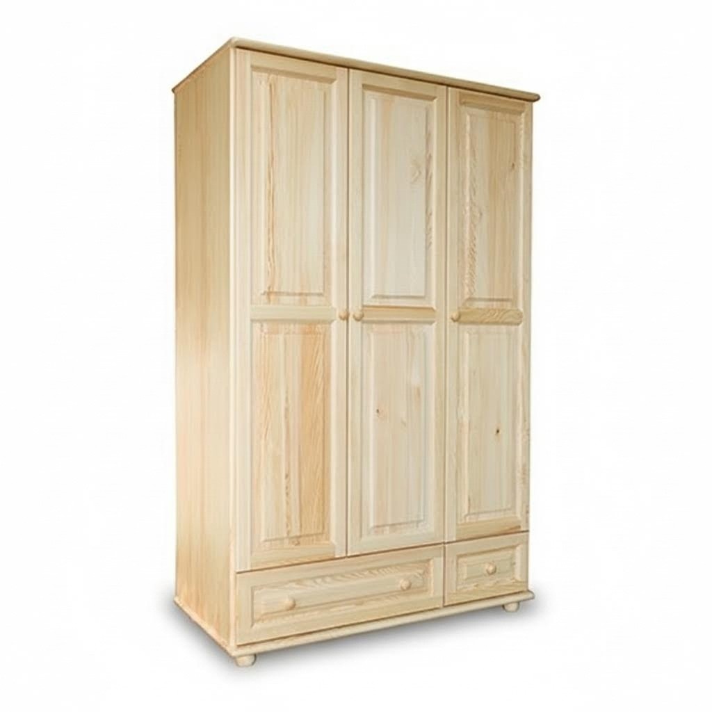 Wardrobe bedroom wood genuine handcrafted solid wood cabinet wooden cabinets