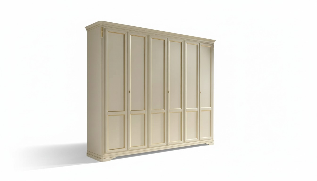Wardrobe Beige Luxury Furniture Italian Furnishings Bedroom