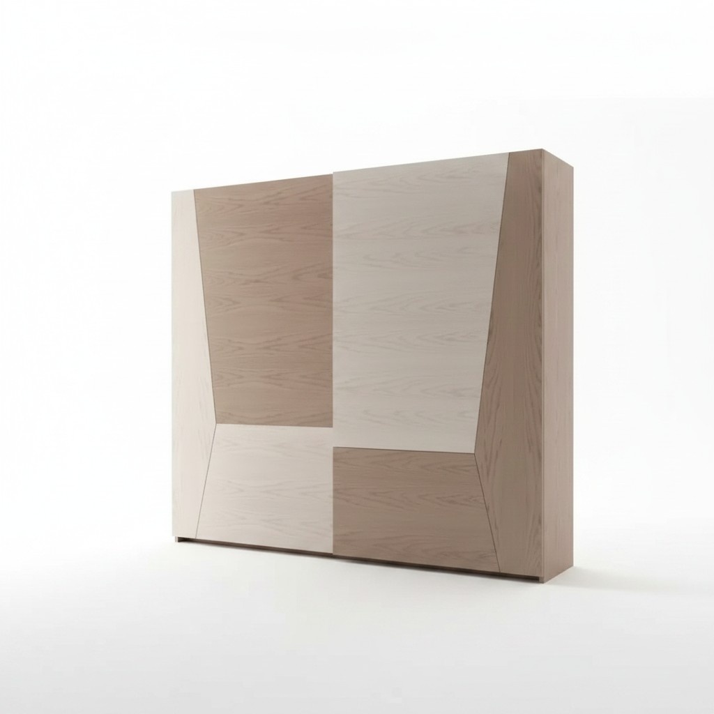 Wardrobe brown Bedroom Material Wood Wardrobe Luxury Modern