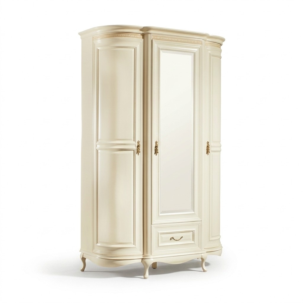 Wardrobe closet wardrobe mirror cabinet storage cabinet