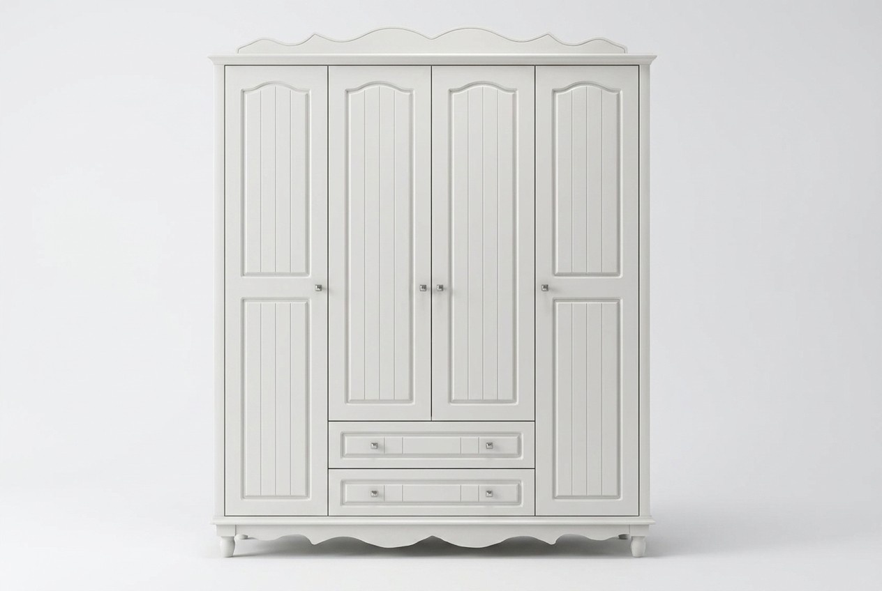 Closet Cabinet Baroque Style Furniture Classic Bedroom Cabinets Wood