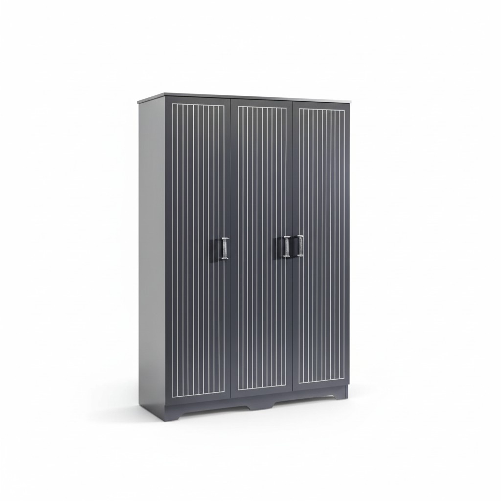 Wardrobe Closet Furniture Bedroom Closets Wood Black Loft