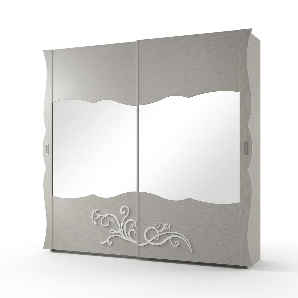Wardrobe Wardrobe Luxury Furniture Wood for Bedroom Grey Modernes