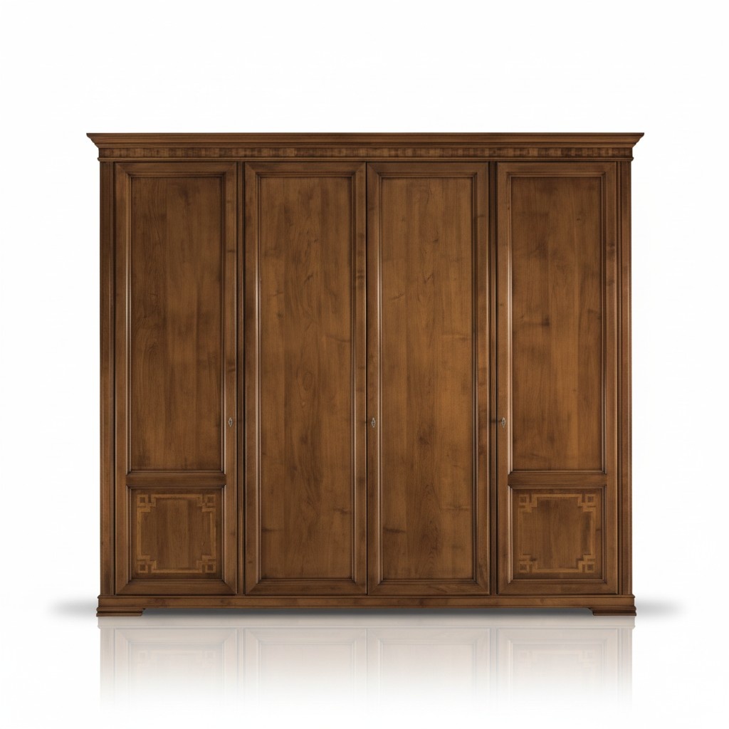 Wardrobe Wardrobe Luxury Wood Design Furniture Bedroom Brown New