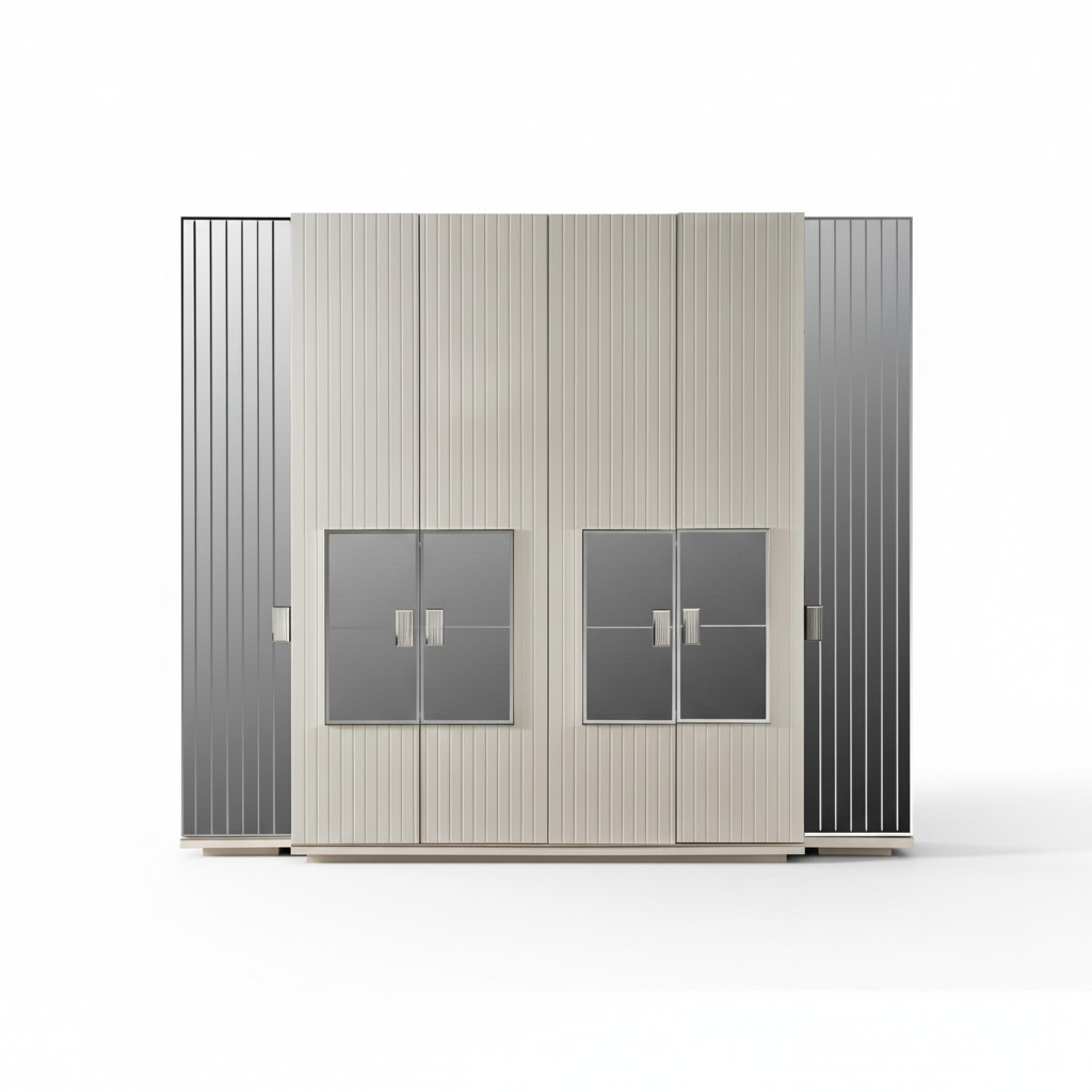 Wardrobe cabinet luxury wood cabinets design furniture bedroom white new