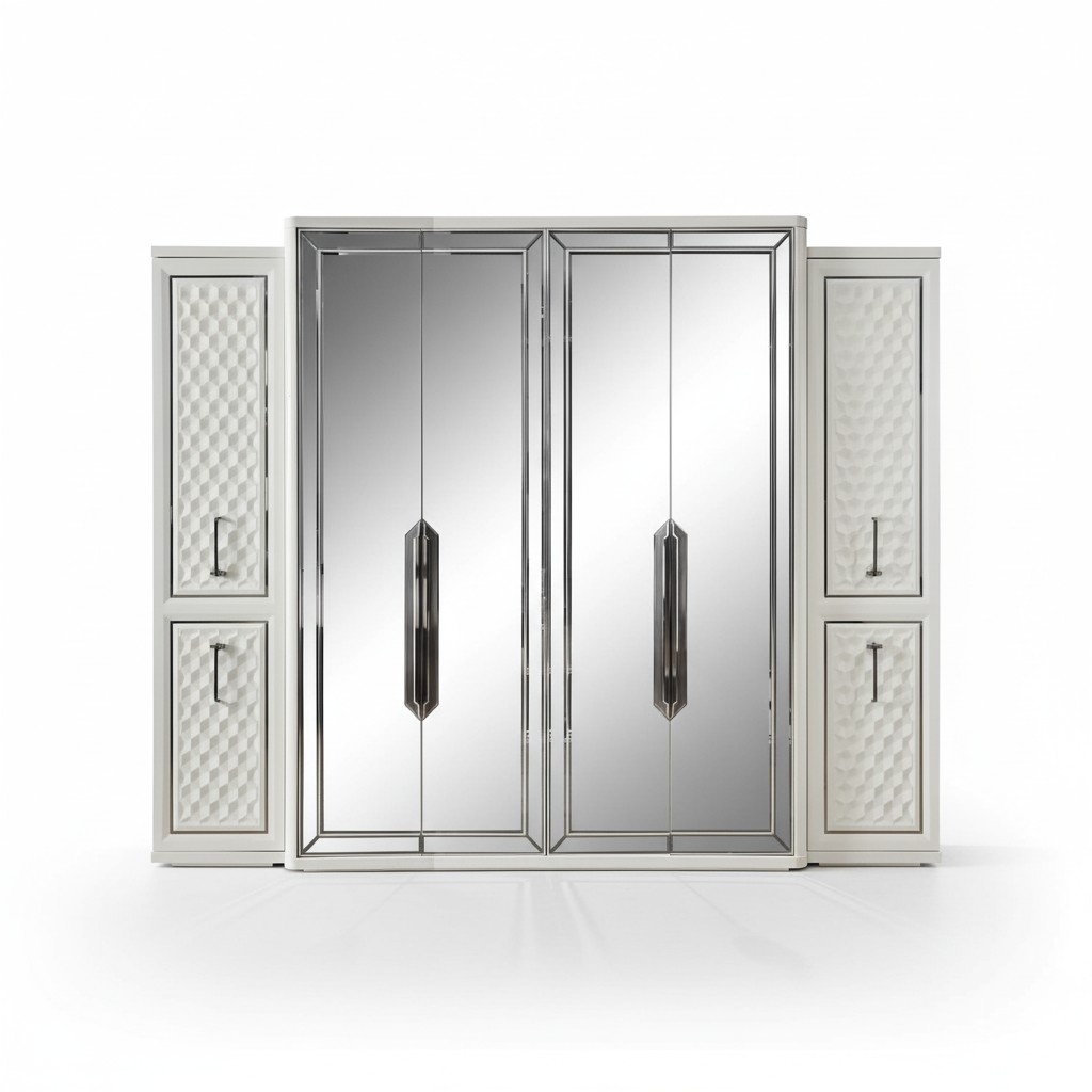 Wardrobe cabinet luxury wood cabinets design furniture bedroom white new