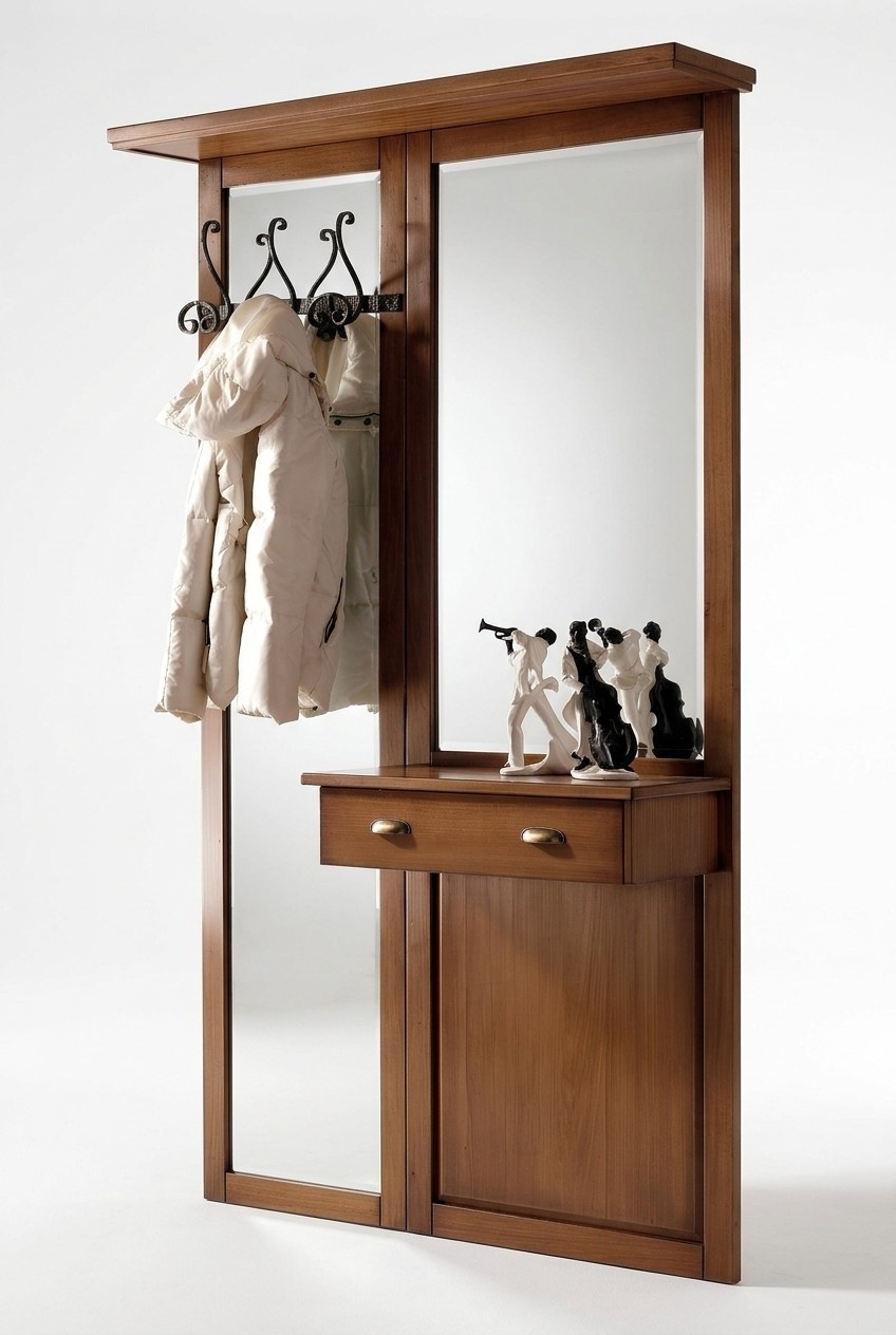 Wardrobe cabinet massive bedroom furniture Italy wooden cabinet real wood