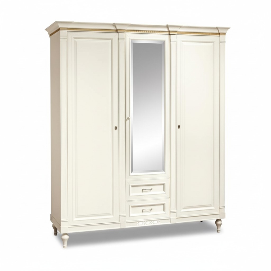 Wardrobe cupboards cupboard wall unit 3 doors wood furniture bedroom New