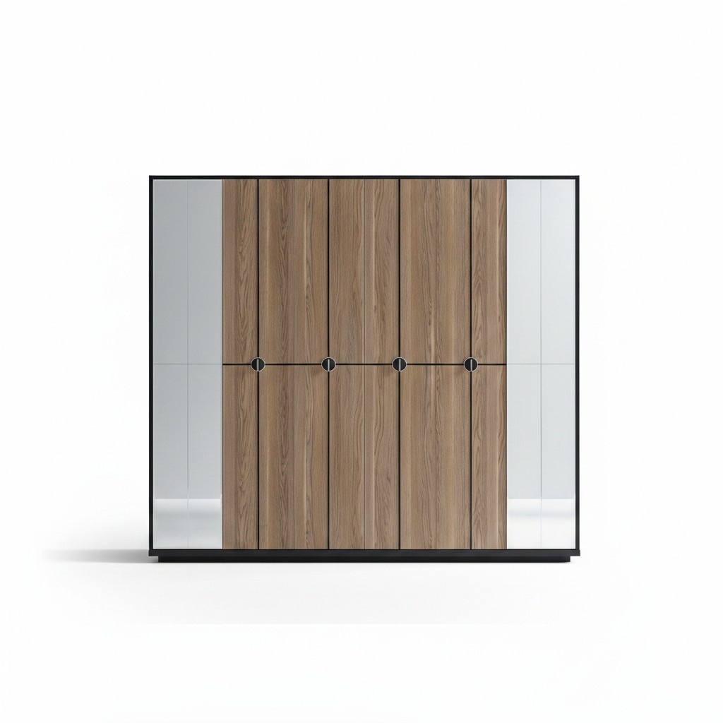 Closet Wardrobes Wardrobe design wood 246 cm Modern furniture