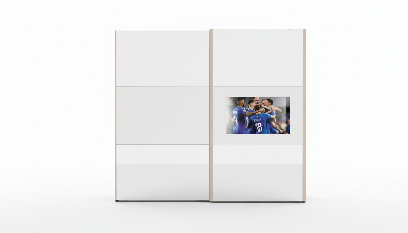 Wardrobe Wardrobes Wardrobe Luxury Wood Floating Doors tv with TV
