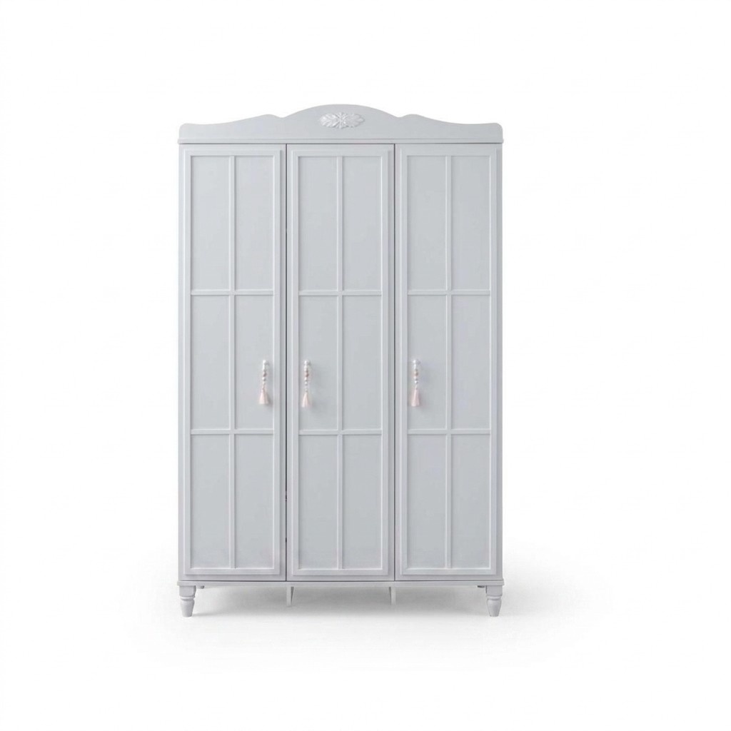 Wardrobe children\'s cupboard cupboard wood white wooden cupboard modern