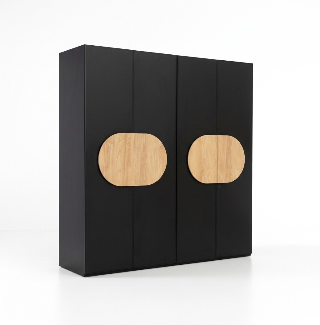 Wardrobe Gray Luxury Wooden Bedroom Cabinet Design Wardrobe Cabinet