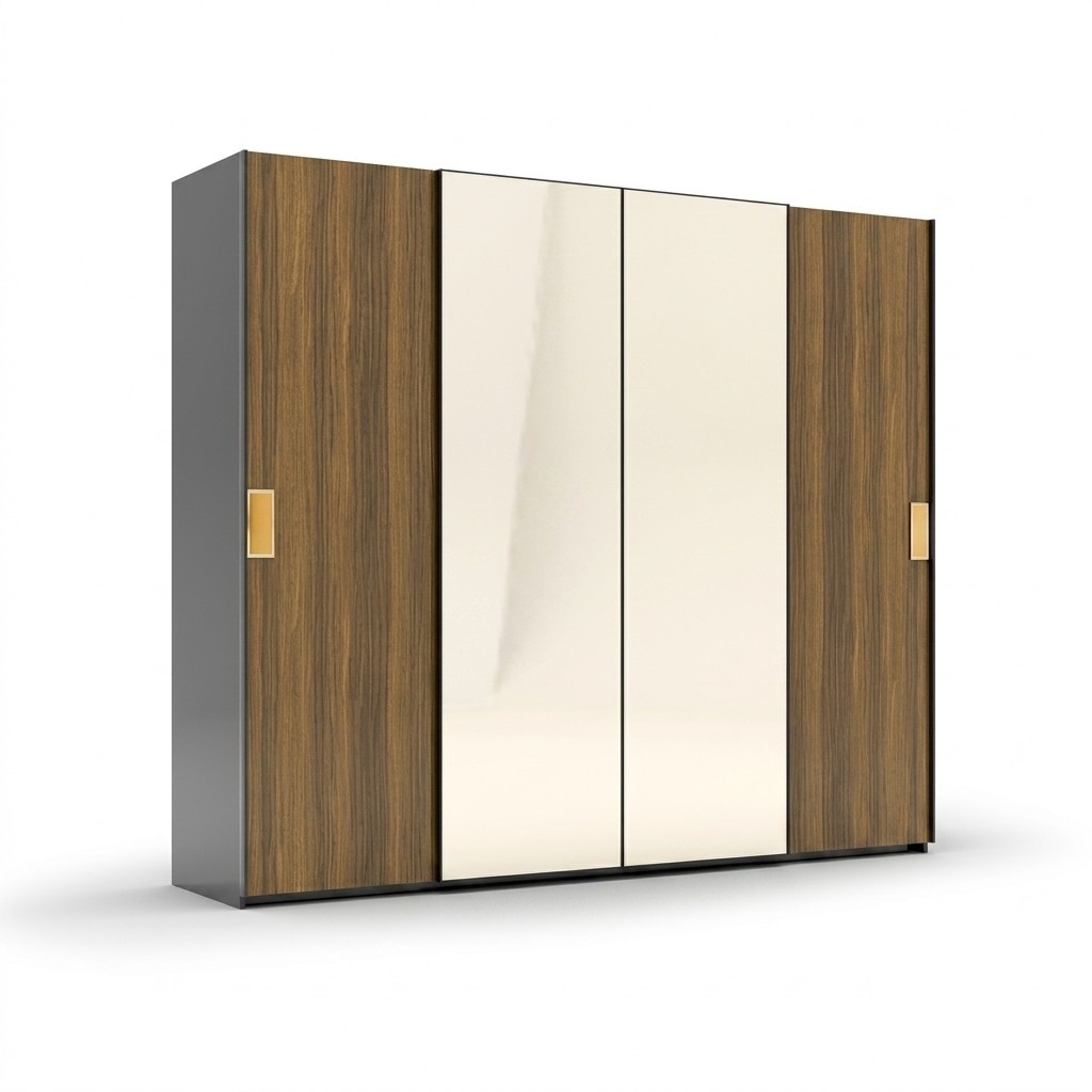 Wardrobe Luxury New Bedroom Modern Cabinet Wood Furniture Design
