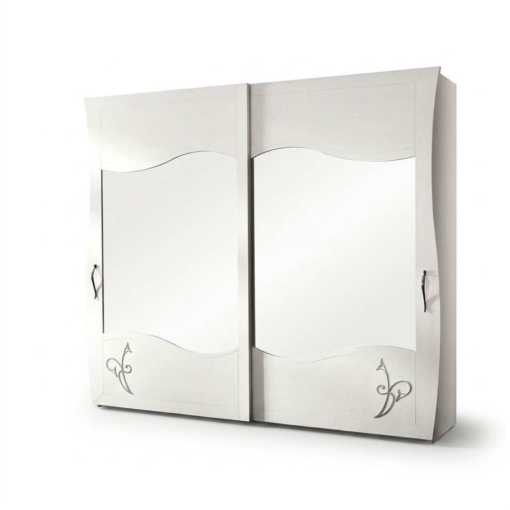 Wardrobe Multipurpose Shelves Cupboard Shelf Storage Wardrobe Mirror