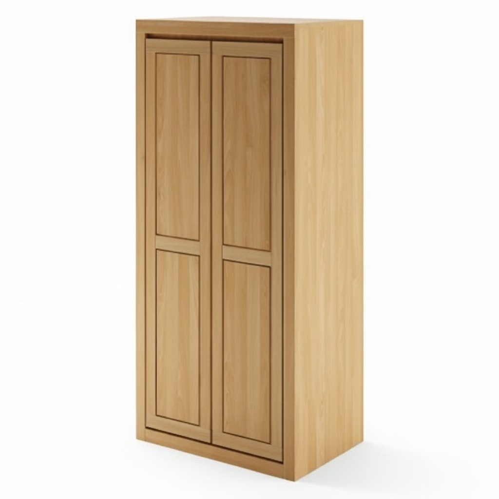 Wardrobe oak cabinet solid wood bedroom cabinet cabinets new