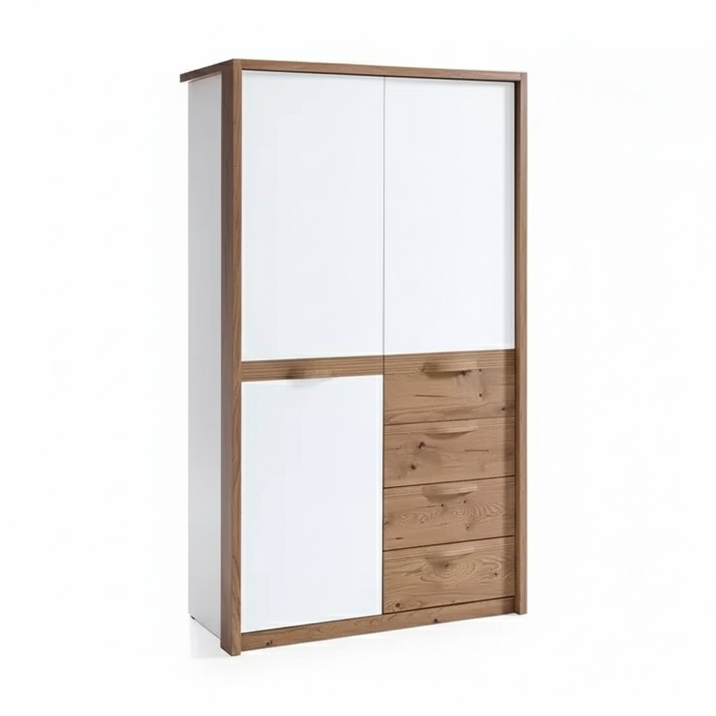 Closet Massive Bedroom Furniture Wardrobe Wood White Closet