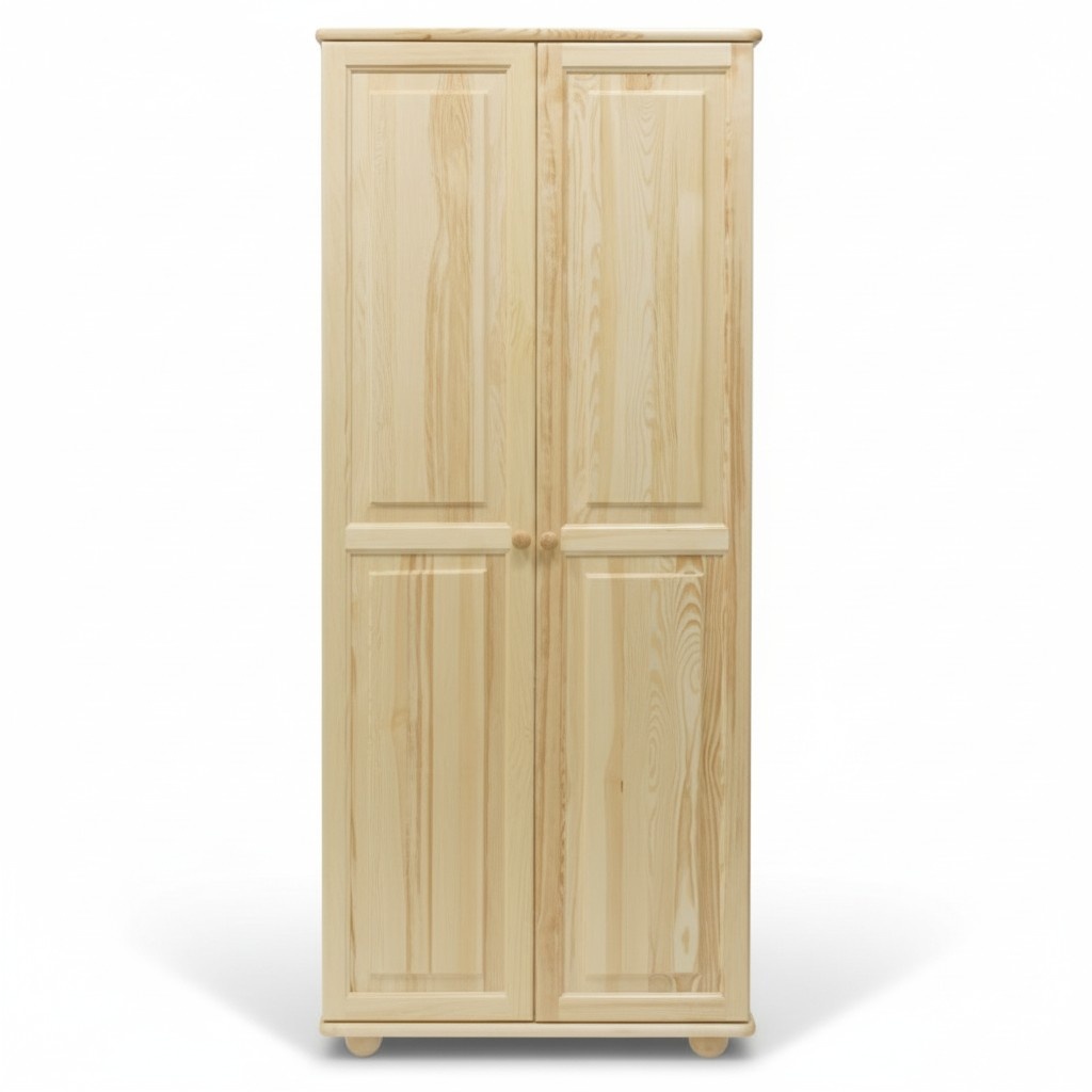 Wardrobe Massive Cabinets Wood Furniture Chest Country Style Bedroom