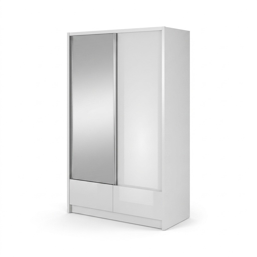 Wardrobe Storage 130cm Shelf Cabinet Archive Sliding Sliding Office