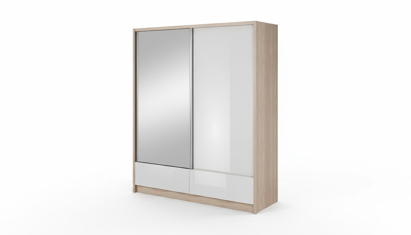 Wardrobe Storage 180cm Shelf Cabinet Archive Sliding Sliding Office