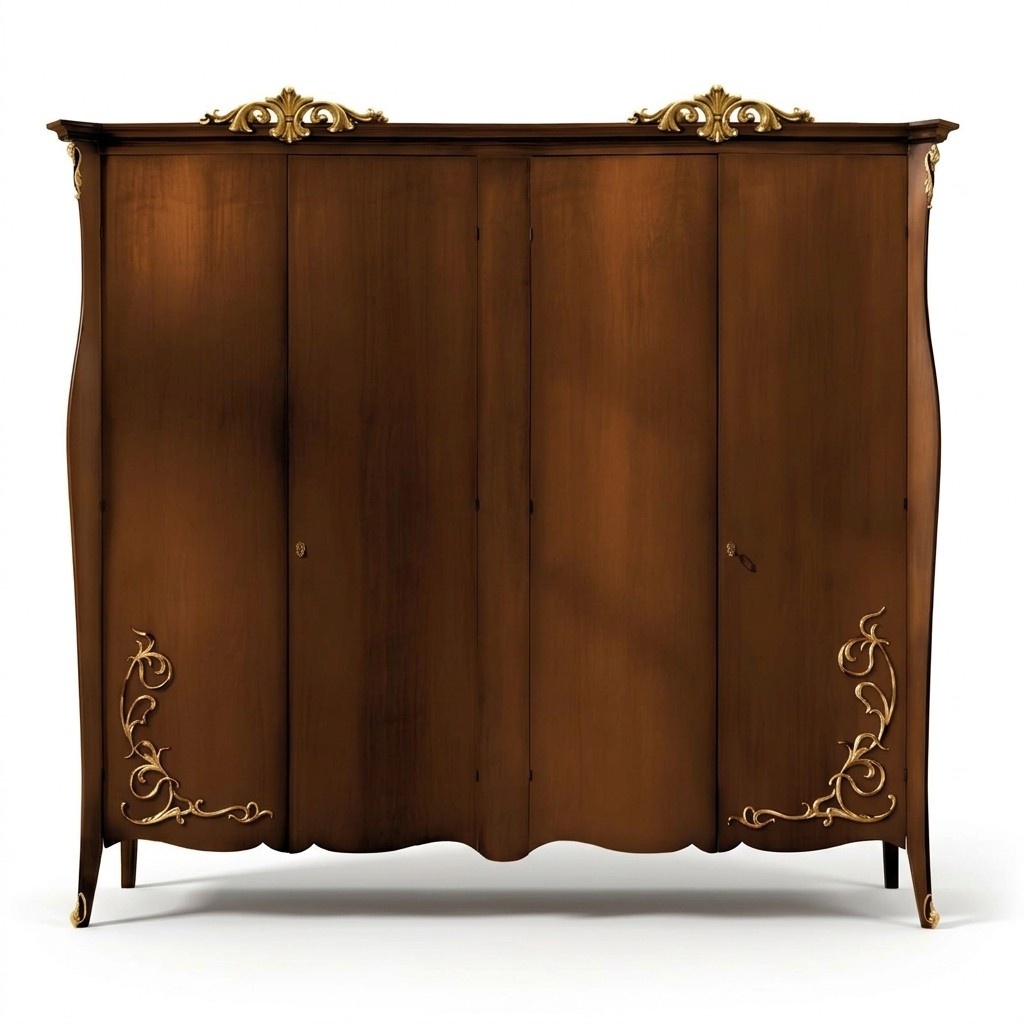 Wardrobe Wooden Wardrobe Solid Bedroom Furniture Italy Real Wood