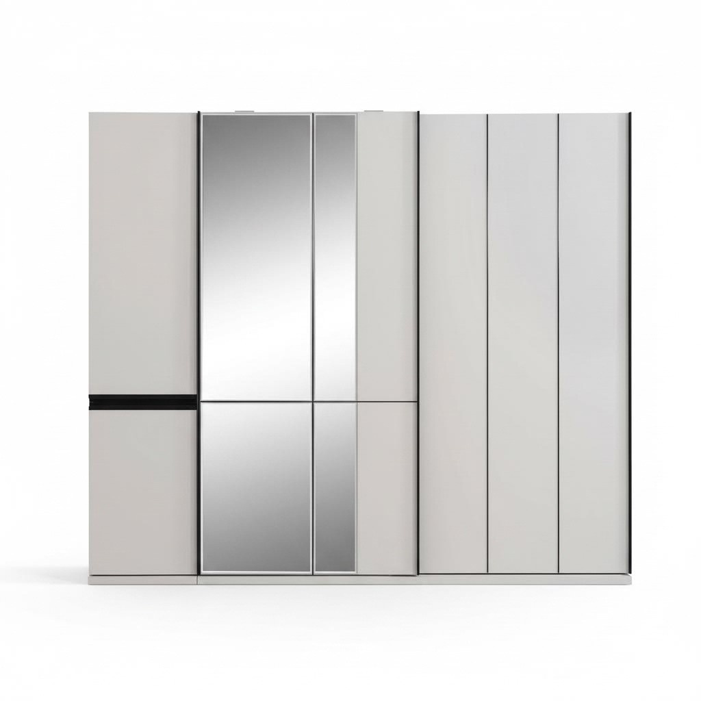 Wardrobes Modern Wardrobe Wardrobes White Wood Mirror Luxury