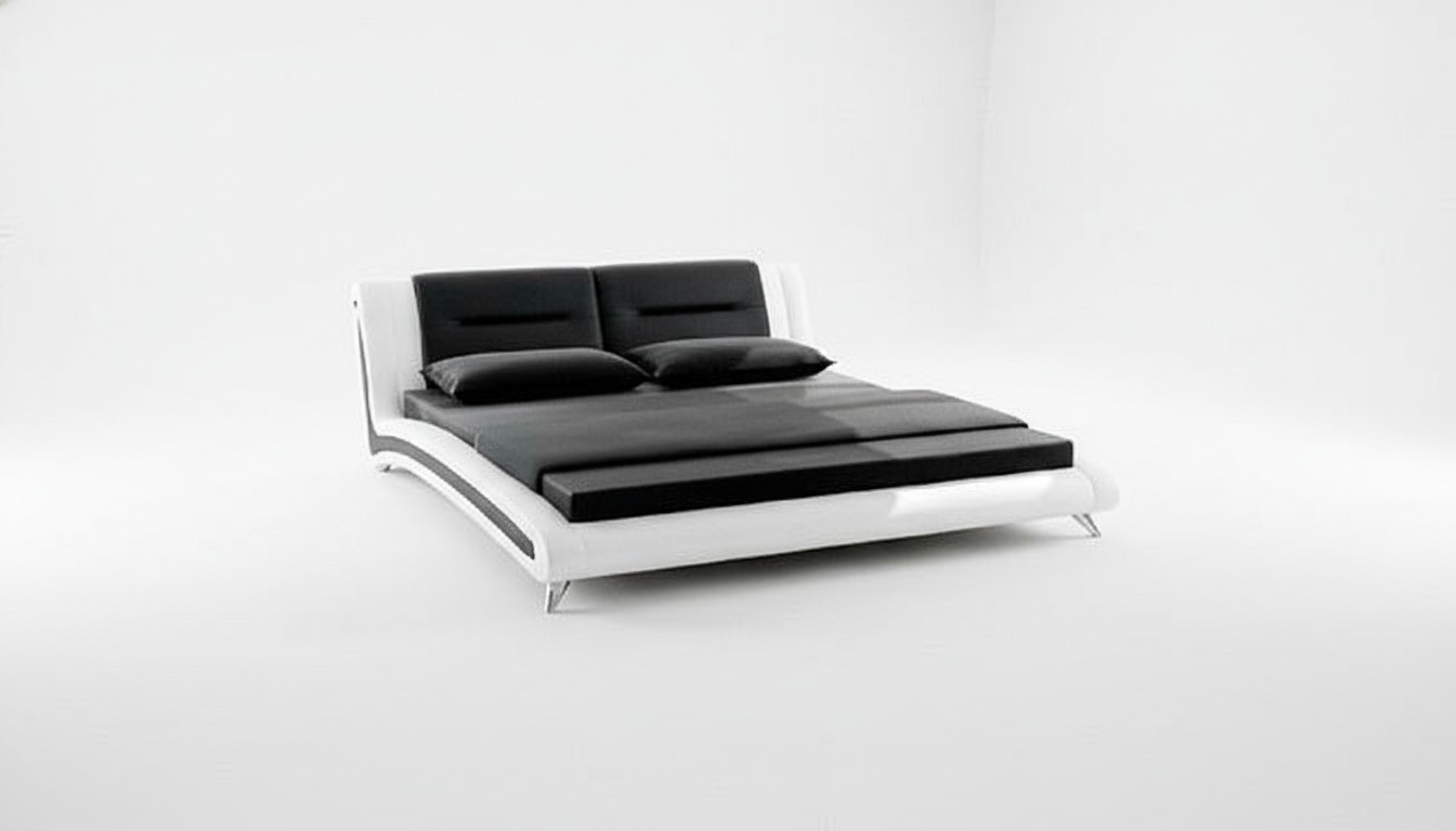 Mairobi waterbed bed complete leather bed upholstered bed with mattress new