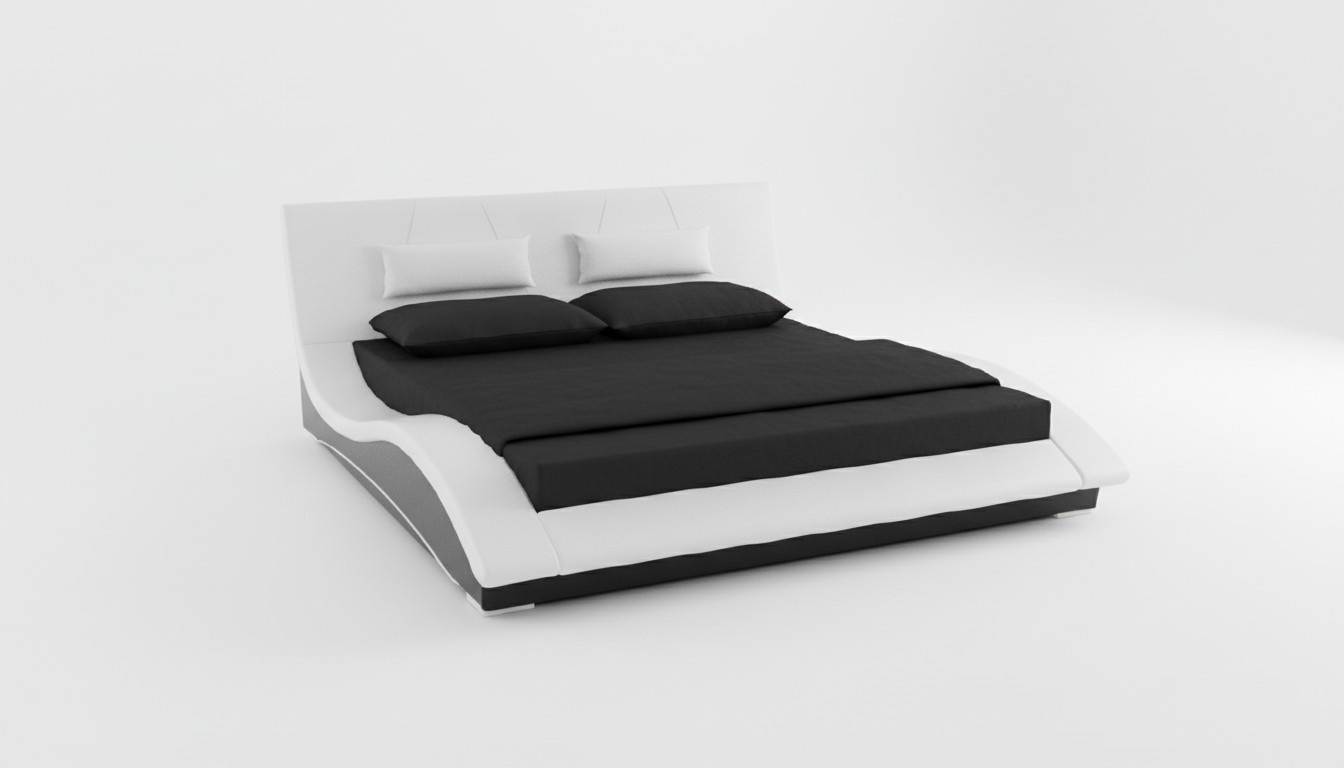 Waterbed upholstered bed with mattress new SWING beds complete leather bed !!