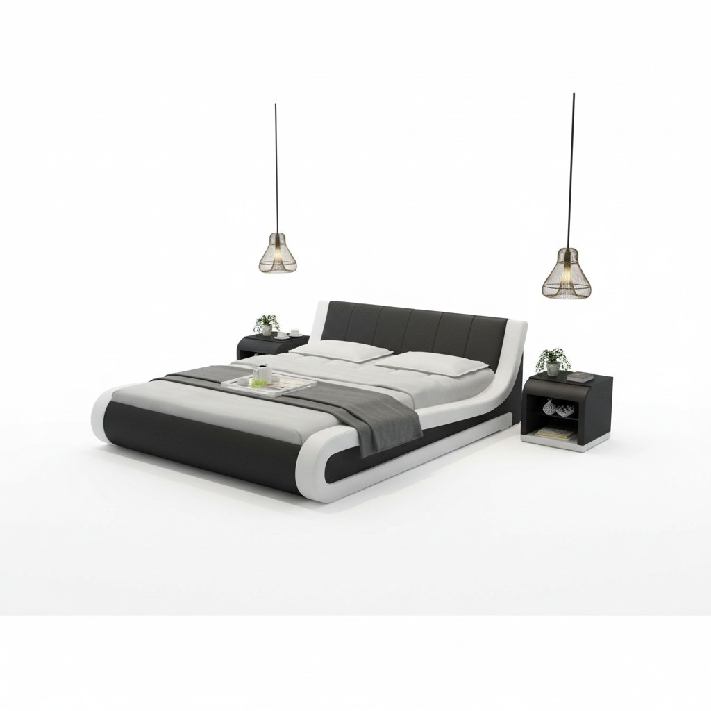 Waterbed Hotel Double Bed Beds Complete Leather Bed Upholstered Bed Water + USB