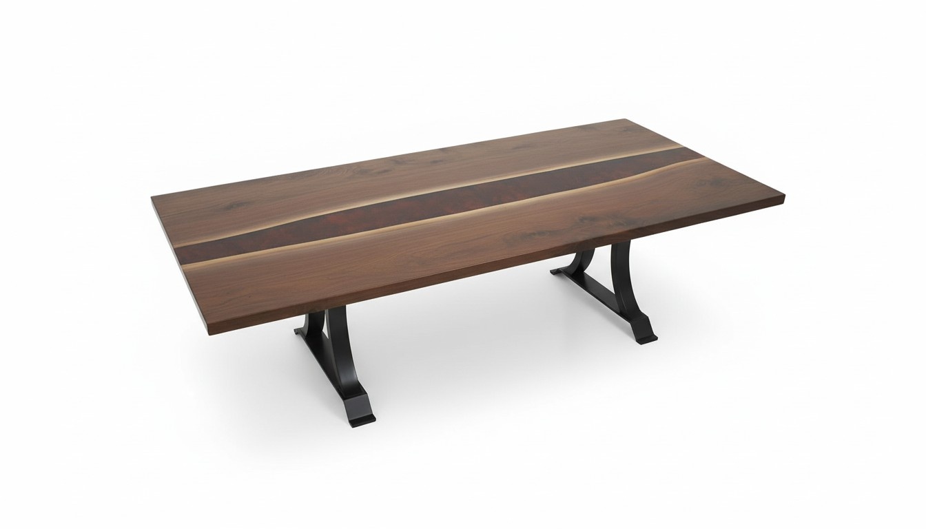 Waterfall table meeting dining tables kitchen table epoxy casting resin 1 sqm price