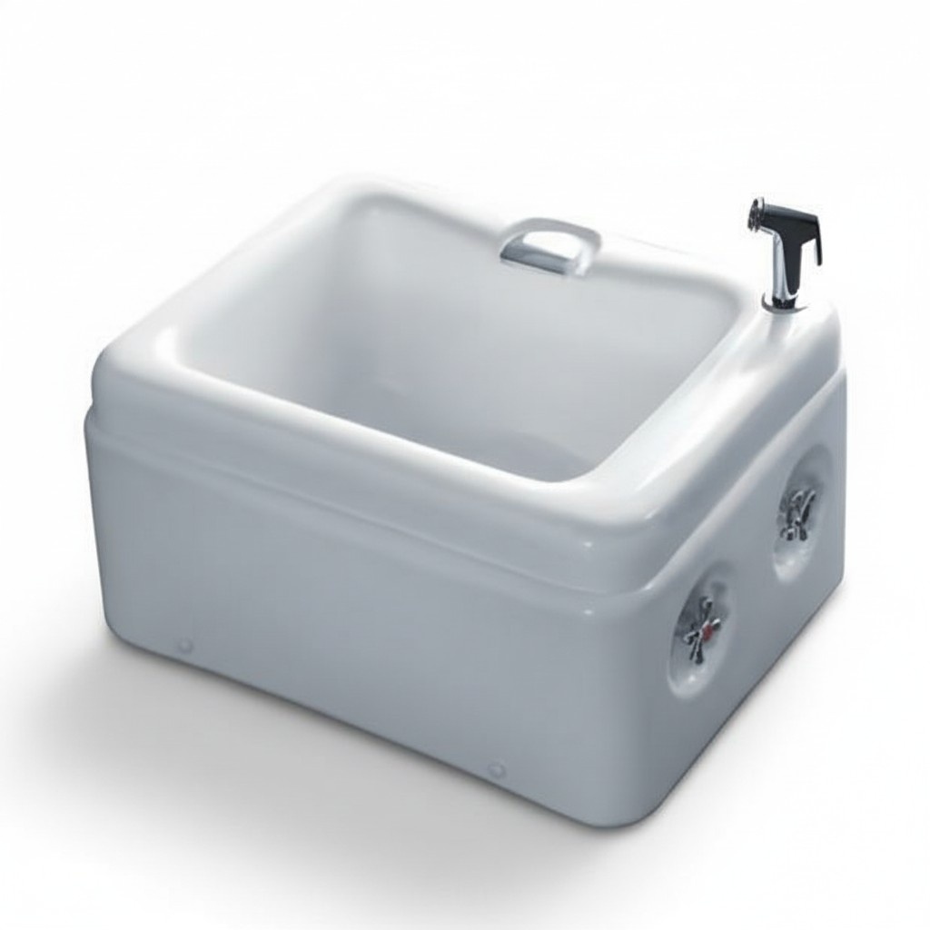 Wellness foot bath foot bath tub foot care tub pedicure basin foot tub 61x48 cm