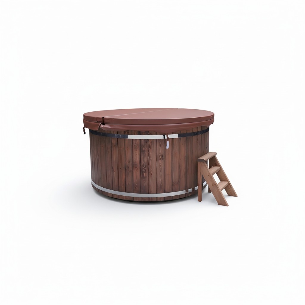 Whirlpool Bath Barrel External Bath Stove Wood Garden Barrel Pool Thermowood