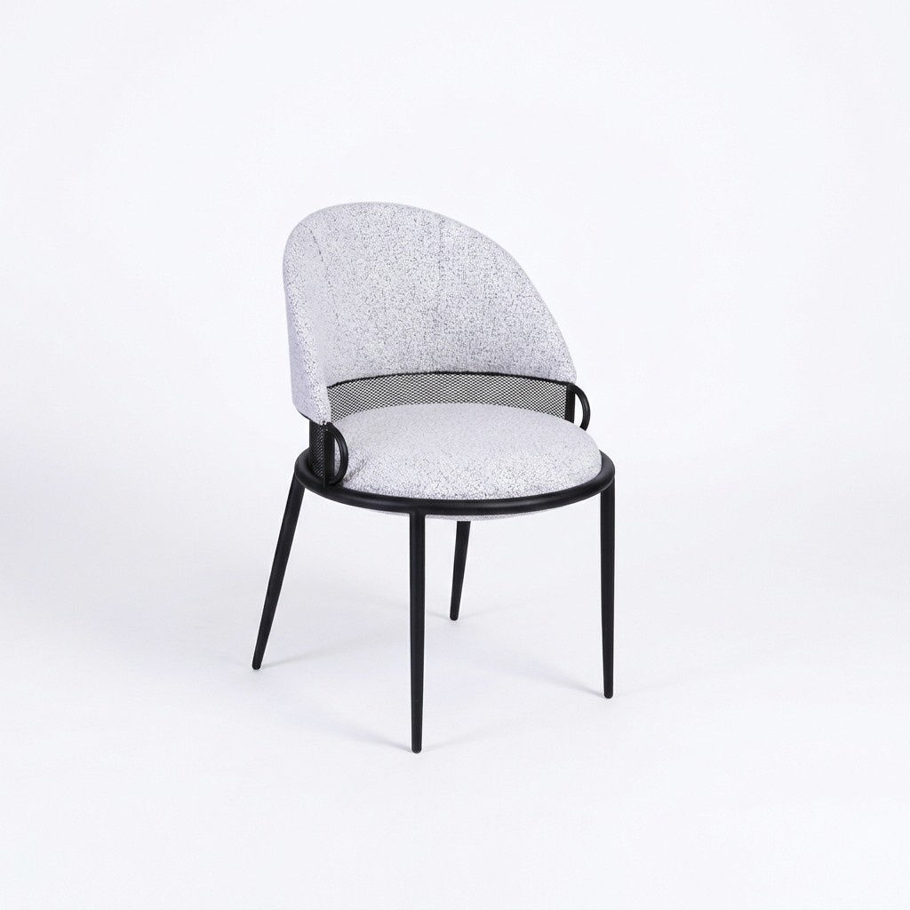 White dining chair luxury chairs upholstered single seater textile style furniture